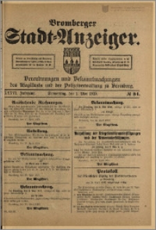Bromberger Stadt-Anzeiger, J. 36, 1919, nr 34