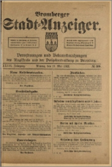 Bromberger Stadt-Anzeiger, J. 36, 1919, nr 39