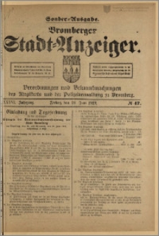 Bromberger Stadt-Anzeiger, J. 36, 1919, nr 47