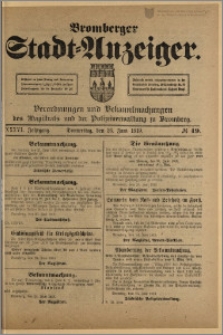 Bromberger Stadt-Anzeiger, J. 36, 1919, nr 49