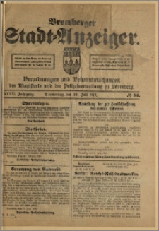 Bromberger Stadt-Anzeiger, J. 36, 1919, nr 54