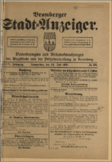 Bromberger Stadt-Anzeiger, J. 36, 1919, nr 58