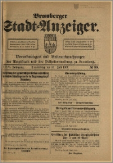 Bromberger Stadt-Anzeiger, J. 36, 1919, nr 59