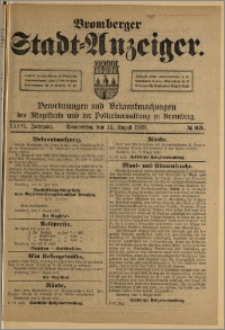 Bromberger Stadt-Anzeiger, J. 36, 1919, nr 63