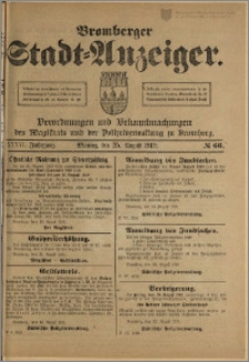 Bromberger Stadt-Anzeiger, J. 36, 1919, nr 66