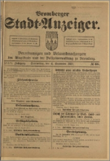 Bromberger Stadt-Anzeiger, J. 36, 1919, nr 68