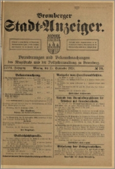 Bromberger Stadt-Anzeiger, J. 36, 1919, nr 71