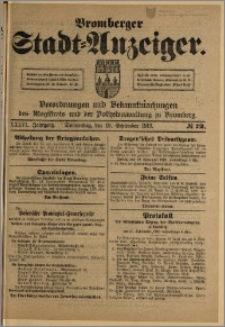 Bromberger Stadt-Anzeiger, J. 36, 1919, nr 72