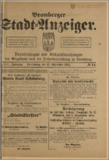 Bromberger Stadt-Anzeiger, J. 36, 1919, nr 74
