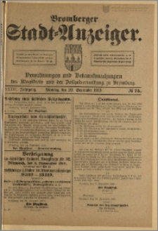 Bromberger Stadt-Anzeiger, J. 36, 1919, nr 75