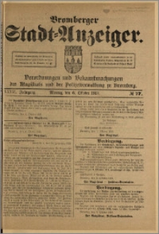 Bromberger Stadt-Anzeiger, J. 36, 1919, nr 77