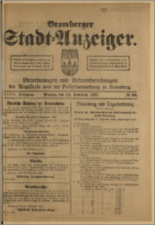 Bromberger Stadt-Anzeiger, J. 36, 1919, nr 91