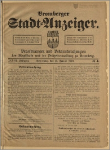 Bromberger Stadt-Anzeiger, J. 37, 1920, nr 4