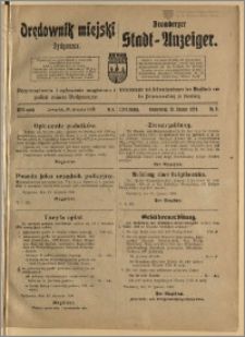Bromberger Stadt-Anzeiger, J. 37, 1920, nr 9