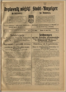 Bromberger Stadt-Anzeiger, J. 37, 1920, nr 47