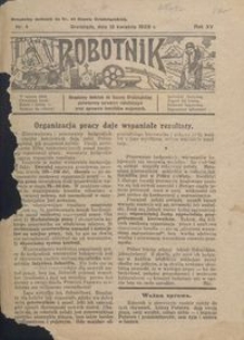 Robotnik : bezpłatny dodatek do Gazety Grudziądzkiej poświęcony sprawom robotniczym oraz sprawom inwalidów wojennych 1928.04.12 nr 4