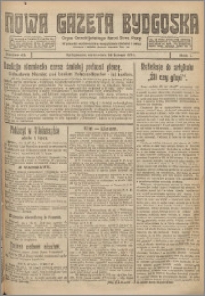 Nowa Gazeta Bydgoska. Organ Chrzescijańskiego Narodowego Stronnictwa Pracy 1921.02.24 R.1 nr 45