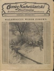 Goniec Nadwiślański Ilustrowany : bezpłatny dodatek tygodniowy Gońca Ndwiślańskiego 1931.02.08 R.5 nr 6