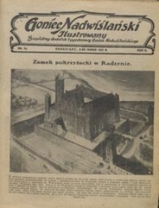 Goniec Nadwiślański Ilustrowany : bezpłatny dodatek tygodniowy Gońca Ndwiślańskiego 1931.03.08 R.5 nr 10