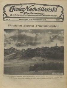 Goniec Nadwiślański Ilustrowany : bezpłatny dodatek tygodniowy Gońca Ndwiślańskiego 1931.10.18 R.5 nr 42