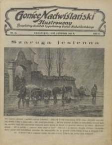 Goniec Nadwiślański Ilustrowany : bezpłatny dodatek tygodniowy Gońca Ndwiślańskiego 1931.11.08 R.5 nr 45