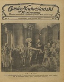 Goniec Nadwiślański Ilustrowany : bezpłatny dodatek tygodniowy Gońca Ndwiślańskiego 1932.04.10 R.6 nr 15