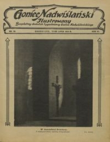 Goniec Nadwiślański Ilustrowany : bezpłatny dodatek tygodniowy Gońca Ndwiślańskiego 1932.07.17 R.6 nr 29