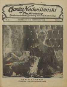 Goniec Nadwiślański Ilustrowany : bezpłatny dodatek tygodniowy Gońca Ndwiślańskiego 1932.10.16 R.6 nr 42