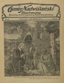 Goniec Nadwiślański Ilustrowany : bezpłatny dodatek tygodniowy Gońca Ndwiślańskiego 1932.12.25 R.6 nr 52