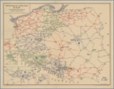 Schematyczna mapa sieci P.K.P. z uwzględnieniem stacyj węzłowych