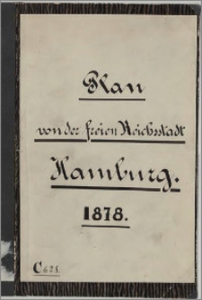 Plan von Hamburg : Altona, Ottensen, Wandsbeck und Umgebung