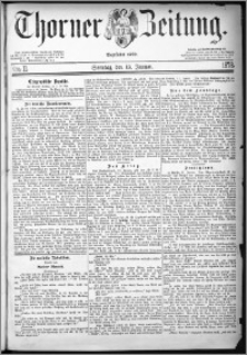 Thorner Zeitung 1878, Nro. 11 + Beilage