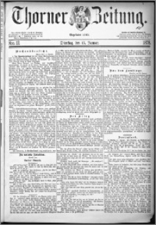 Thorner Zeitung 1878, Nro. 12