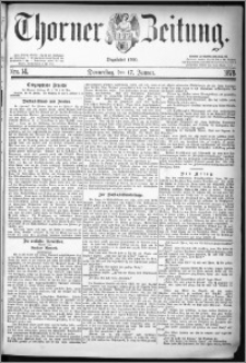 Thorner Zeitung 1878, Nro. 14 + Beilagenwerbung