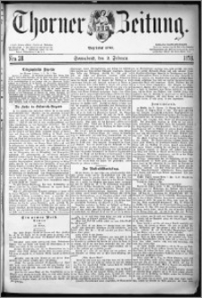 Thorner Zeitung 1878, Nro. 28