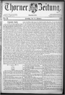 Thorner Zeitung 1878, Nro. 35 + Beilage