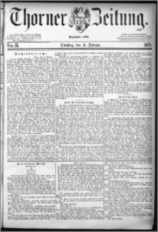 Thorner Zeitung 1878, Nro. 36