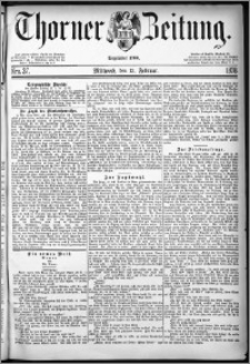 Thorner Zeitung 1878, Nro. 37