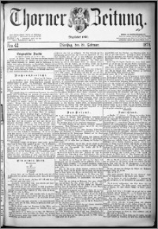 Thorner Zeitung 1878, Nro. 42