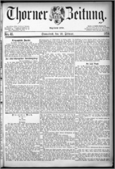Thorner Zeitung 1878, Nro. 46