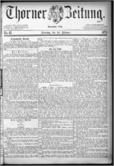 Thorner Zeitung 1878, Nro. 47 + Beilage