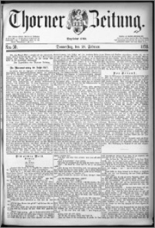 Thorner Zeitung 1878, Nro. 50