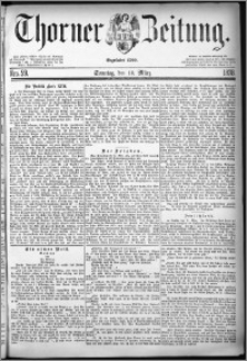 Thorner Zeitung 1878, Nro. 59 + Beilage