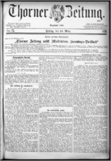 Thorner Zeitung 1878, Nro. 75