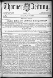 Thorner Zeitung 1878, Nro. 76 + Beilagenwerbung