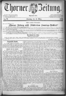 Thorner Zeitung 1878, Nro. 77 + Beilage