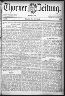 Thorner Zeitung 1878, Nro. 94 + Beilage, Beilagenwerbung