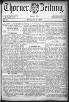 Thorner Zeitung 1878, Nro. 97