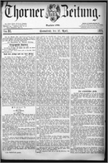 Thorner Zeitung 1878, Nro. 98