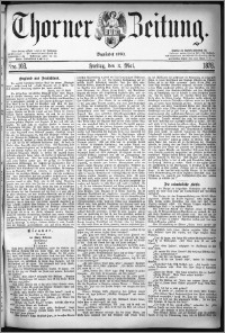 Thorner Zeitung 1878, Nro. 103
